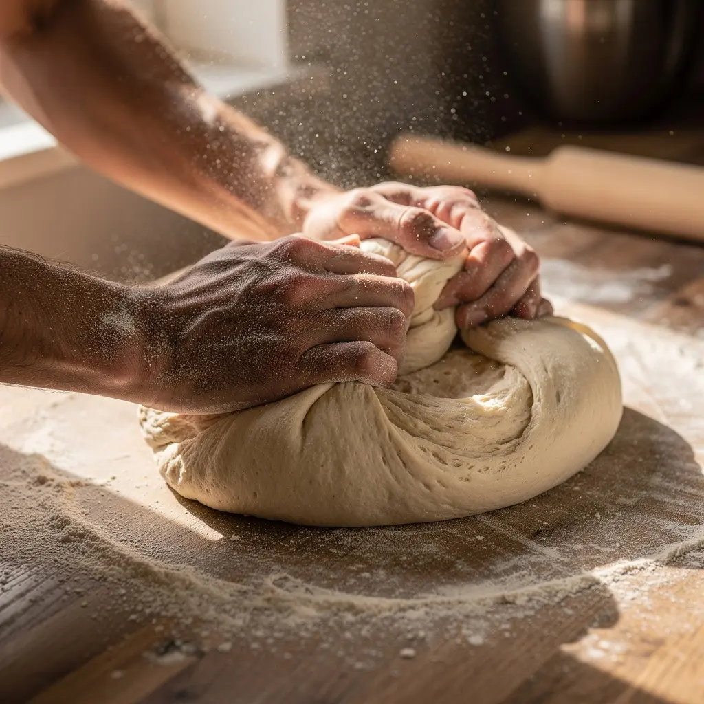 Pétrissage de la pâte