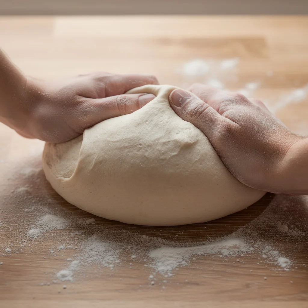 Pétrissage de la pâte
