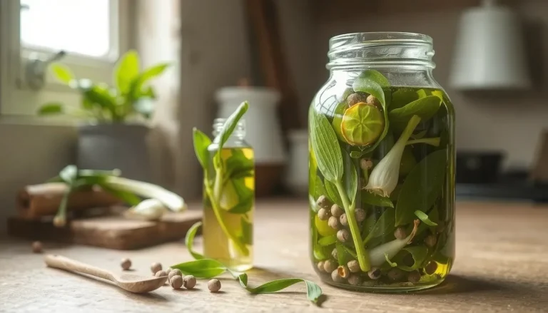 Marinade à l’ail des ours : recette maison, conservation et associations
