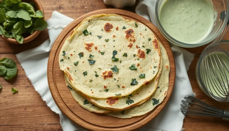Recette de crêpes aux épinards : la pâte facile et légère