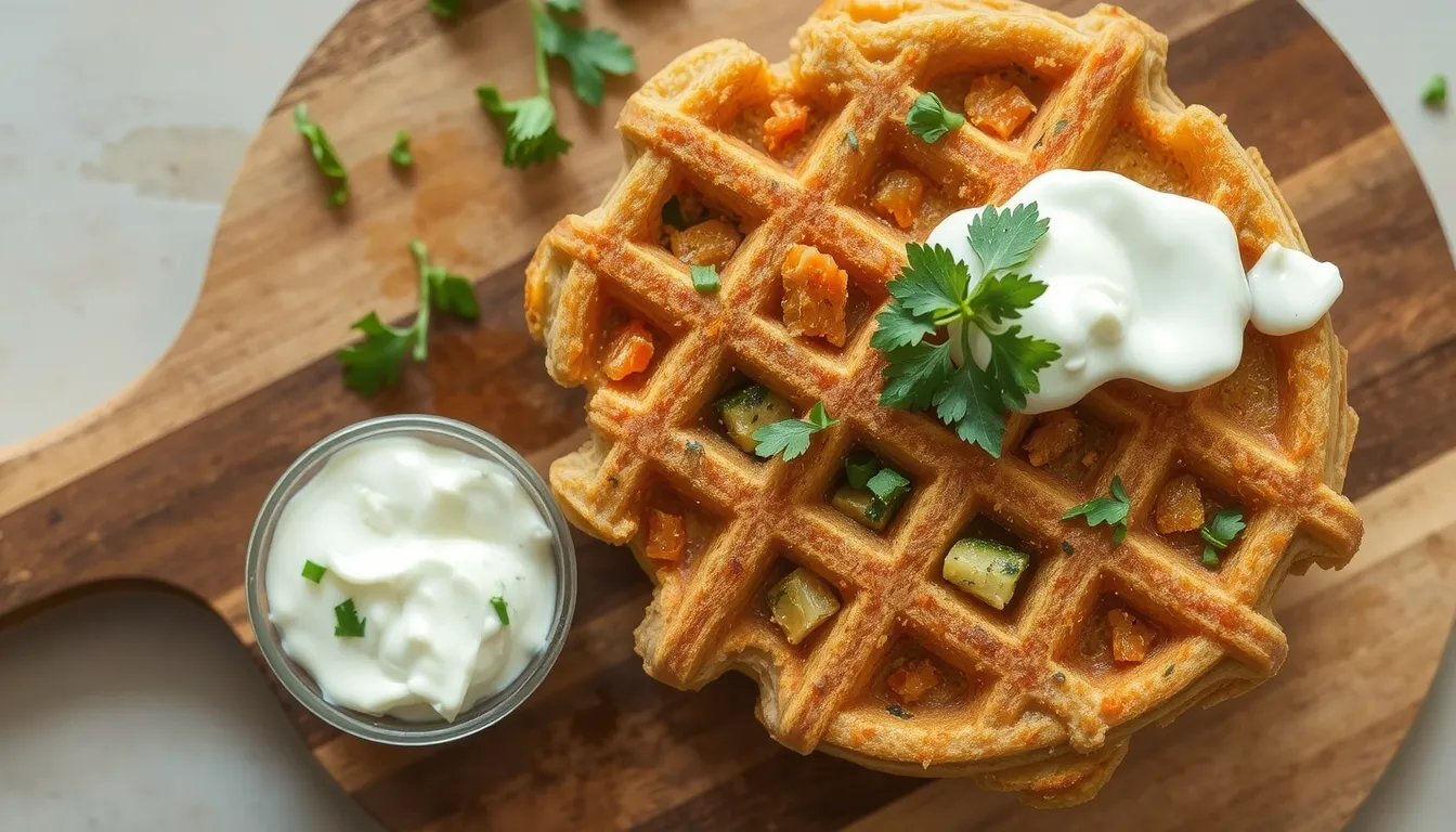 gaufre salée healthy