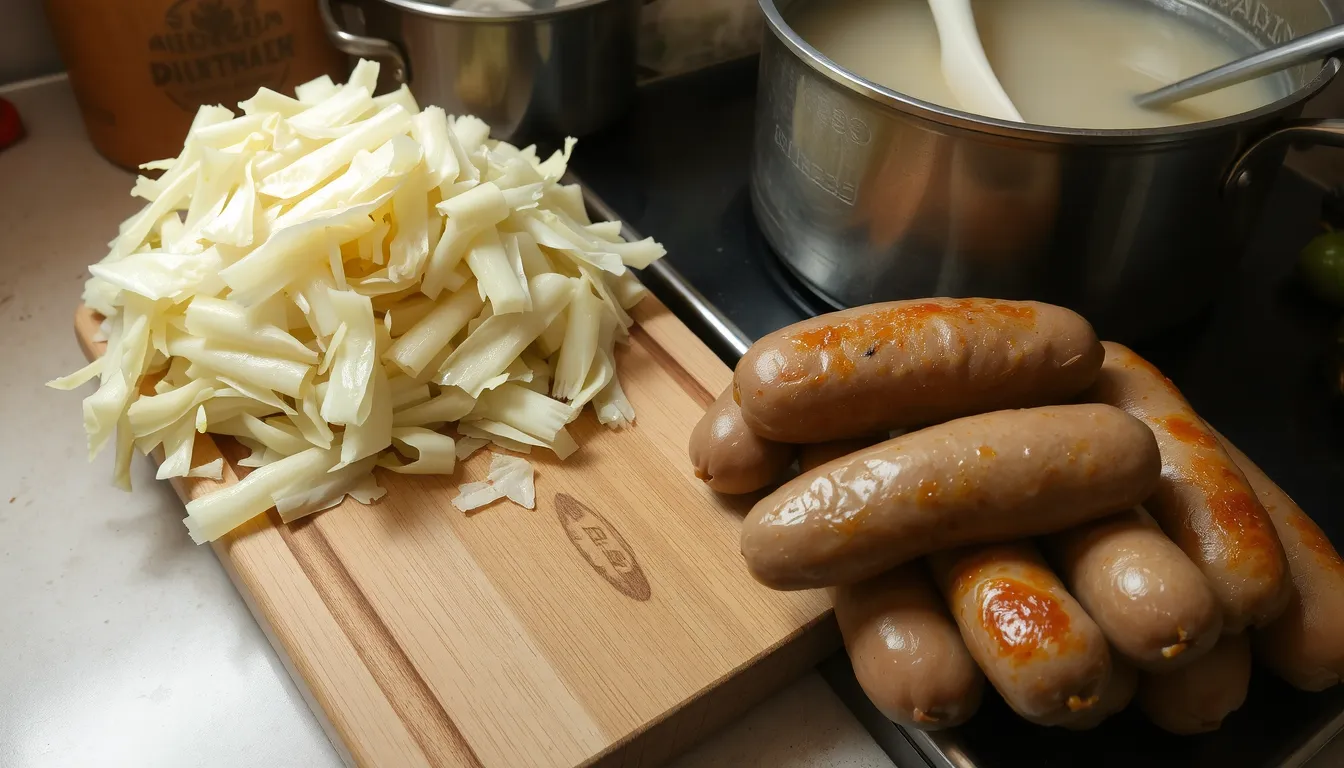saucisse et choucroute