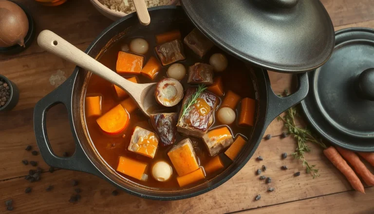 Recette poitrine de porc en cocotte : fondante, mijotée et facile à réussir